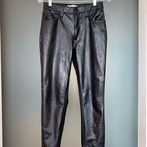 Abercrombie and Fitch Curve Love Leather Pants